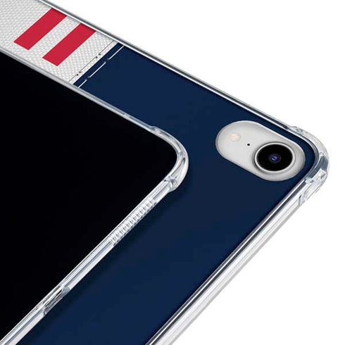 NFL Houston Texans White Striped iPad 11th Gen (2025) Clear Case