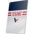 NFL Houston Texans White Striped Apple iPad Air Skin