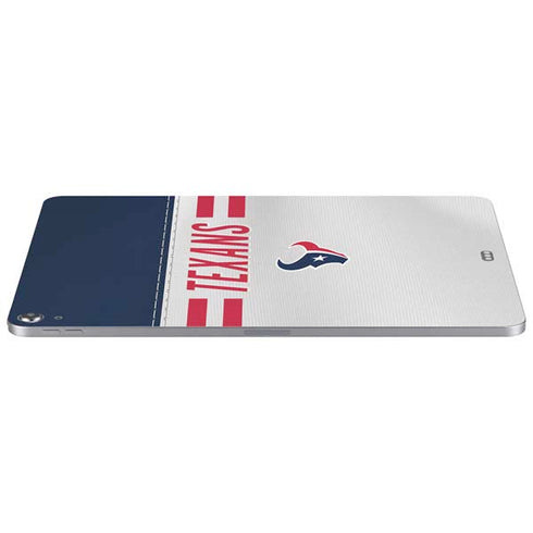 NFL Houston Texans White Striped Apple iPad Air Skin