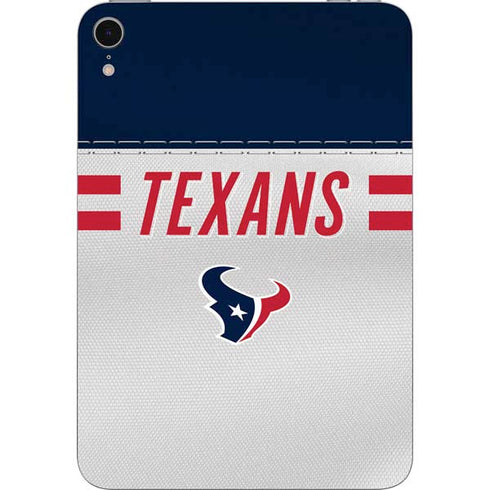 NFL Houston Texans White Striped Apple iPad Mini Skin