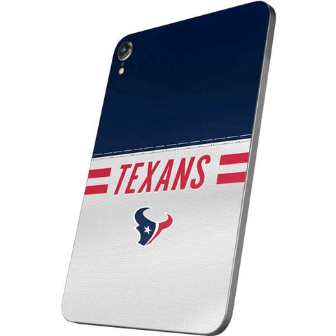 NFL Houston Texans White Striped Apple iPad Mini Skin