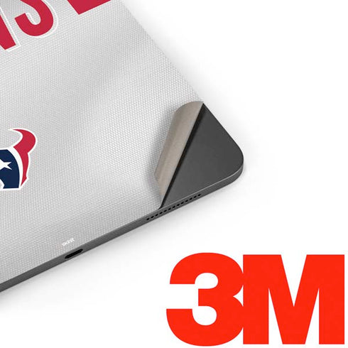 NFL Houston Texans White Striped Apple iPad Pro Skin