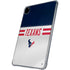 NFL Houston Texans White Striped iPad Pro 11in (2024) Clear Case