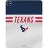 NFL Houston Texans White Striped iPad Pro 13in M4 (2024) Skin