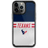 NFL Houston Texans White Striped iPhone Cases