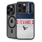 NFL Houston Texans White Striped iPhone 14 Pro Kickstand Case