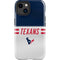 NFL Houston Texans White Striped iPhone 15 Impact Case