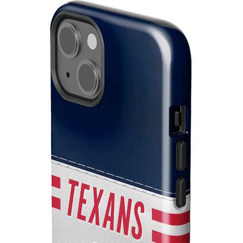 NFL Houston Texans White Striped iPhone 15 Impact Case
