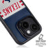 NFL Houston Texans White Striped iPhone 15 Plus Kickstand Case