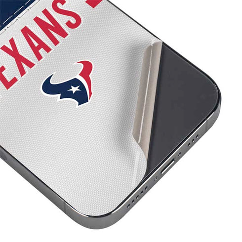 NFL Houston Texans White Striped iPhone 15 Pro Max Skin
