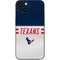 NFL Houston Texans White Striped iPhone 15 Skin