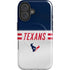 NFL Houston Texans White Striped iPhone 16 Magsafe Impact Case