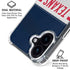 NFL Houston Texans White Striped iPhone 16 Plus Clear Case