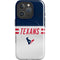 NFL Houston Texans White Striped iPhone 16 Pro Magsafe Impact Case