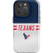 NFL Houston Texans White Striped iPhone 16 Pro Max Impact Case