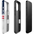 NFL Houston Texans White Striped iPhone 16 Pro Max Impact Case