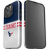NFL Houston Texans White Striped iPhone 16 Pro Max Impact Case