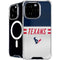NFL Houston Texans White Striped iPhone 16 Pro Max MagSafe Case