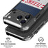 NFL Houston Texans White Striped iPhone 18 Pro Clear Case