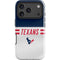 NFL Houston Texans White Striped iPhone 18 Pro Impact Case