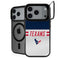 NFL Houston Texans White Striped iPhone 18 Pro Kickstand Case
