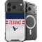 NFL Houston Texans White Striped iPhone 18 Pro Max MagSafe Case
