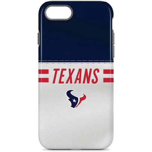 NFL Houston Texans White Striped iPhone Cases