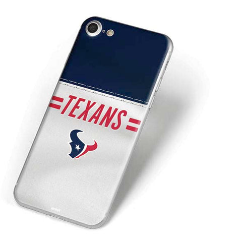 NFL Houston Texans White Striped iPhone 8 Skin