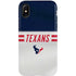 NFL Houston Texans White Striped iPhone XS Pro Case