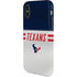 NFL Houston Texans White Striped iPhone XS Pro Case