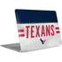 NFL Houston Texans White Striped Apple MacBook Air Skin
