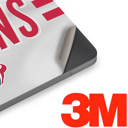 NFL Houston Texans White Striped Apple MacBook Air Skin