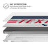 NFL Houston Texans White Striped MacBook Cases