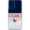 NFL Houston Texans White Striped Moto G Play 4G (2024) Skin