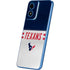 NFL Houston Texans White Striped Moto G Play 4G (2024) Skin