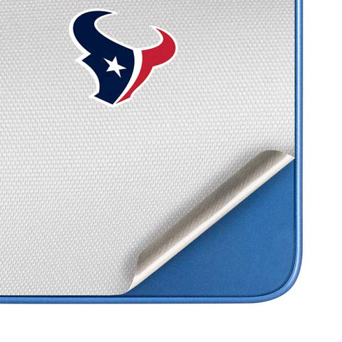 NFL Houston Texans White Striped Moto G Play 4G (2024) Skin