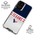 NFL Houston Texans White Striped Moto G Power 5G (2024) Clear Case