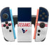 NFL Houston Texans White Striped Nintendo Switch 2 (2025) Joy-Con Controller Skin