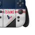 NFL Houston Texans White Striped Nintendo Switch 2 (2025) Joy-Con Controller Skin