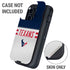 NFL Houston Texans White Striped Otterbox Defender iPhone Skin
