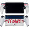 NFL Houston Texans White Striped PlayStation Portal Remote Player Skin