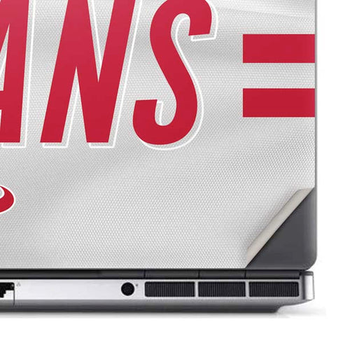 NFL Houston Texans White Striped Dell Precision Skin