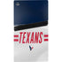 NFL Houston Texans White Striped PS5 Pro Console Skin