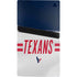 NFL Houston Texans White Striped PS5 Pro Console Skin