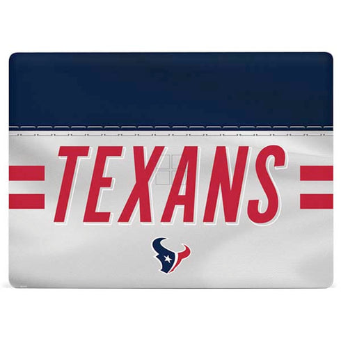 NFL Houston Texans White Striped Surface Laptop 3 13.5in Skin