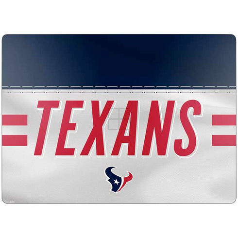 NFL Houston Texans White Striped Surface Laptop 7 13.8in Skin
