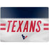 NFL Houston Texans White Striped Surface Laptop 7 13.8in Skin