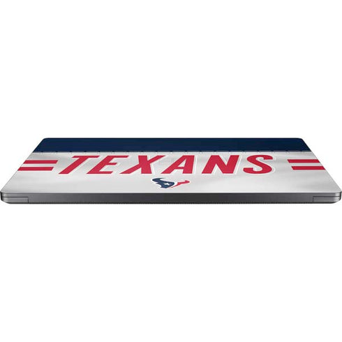 NFL Houston Texans White Striped Surface Laptop 7 13.8in Skin