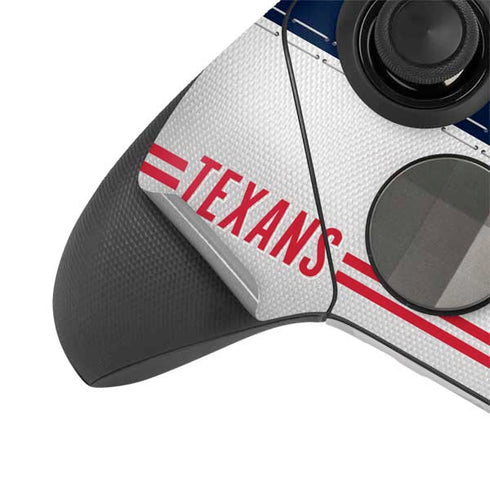 NFL Houston Texans White Striped Xbox Elite Wireless Controller Series 2 Skin
