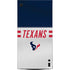 NFL Houston Texans White Striped XBox Series X Digital Edition Console Skin